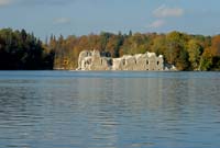 Koknese castle ruins from the opposite bank of Daugava