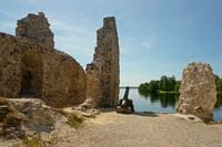 Koknese castle ruins