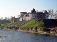 Bauska castle and duke palace