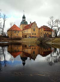 Straupe castle from south