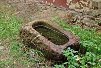 Old Balozi manor, basin for rainwater