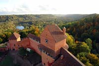 View from Turaida castle tower