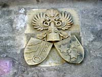 Coat of arms above the entrance
