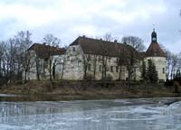 Jaunpils castle from the west