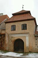 Southern gate tower of slokenbeka manor from the outside