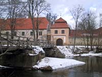 Southern gate tower of Slocene medieval castle