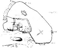 Chart of Cesis medieval town, 17th century