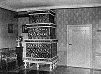 Borhert manor, interior in 1912