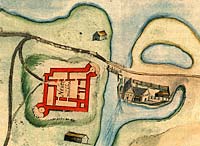 Ādažu pils plāns, 17.gadsimts