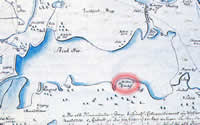 Wittenhof muižiņa 1701.gada kartē