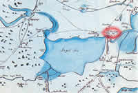 Mērmaņa muižiņa 1701.gada kartē