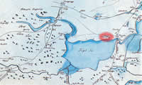 Strazdumuiža 1701.gada kartē