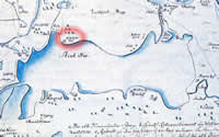 Hillebolda muiža 1701.gada kartē