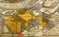 Kruze manor in the map from 1879