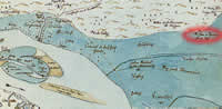 Danenšterna muižiņa 1700.gada kartē