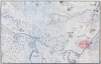 Delšava muižiņa, karte, ap 1790.gadu