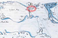 Rodenberga muižiņa 1701.gada kartē