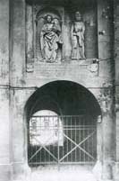 Bareliefs in the portal of gate, Riga castle