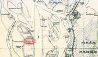 Dreiliņu muiža 1930.gada kartē