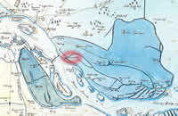 Kremeri manor in the map from 1701