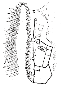 Turaidas pils plāns 17.gadsimtā