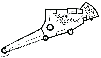 Plan of Turaida castle, 17th century