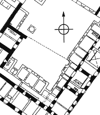 Chart of 1st floor, Dundaga castle