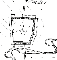 Plan of Slokenbeka manor complex